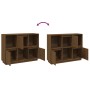 Honey brown solid pine wood sideboard 110.35x35x80 cm by vidaXL, Sideboards - Ref: Foro24-814357, Price: 89,61 €, Discount: %