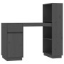 Schreibtisch aus massivem grauem Kiefernholz, 110 x 53 x 117 cm von vidaXL, Schreibtische - Ref: Foro24-814511, Preis: 205,91...