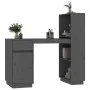 Schreibtisch aus massivem grauem Kiefernholz, 110 x 53 x 117 cm von vidaXL, Schreibtische - Ref: Foro24-814511, Preis: 203,38...