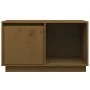 Mueble de TV madera maciza de pino marrón miel 74x35x44 cm de vidaXL, Muebles TV - Ref: Foro24-814337, Precio: 45,56 €, Descu...
