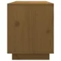 Mueble de TV madera maciza de pino marrón miel 74x35x44 cm de vidaXL, Muebles TV - Ref: Foro24-814337, Precio: 45,56 €, Descu...
