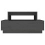 Mesa de centro madera maciza de pino gris 80x55x40,5 cm de vidaXL, Mesas de centro - Ref: Foro24-814516, Precio: 68,35 €, Des...