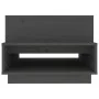 Couchtisch aus massivem grauem Kiefernholz, 80 x 55 x 40,5 cm von vidaXL, Couchtisch - Ref: Foro24-814516, Preis: 68,35 €, Ra...