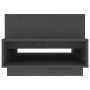 Mesa de centro madera maciza de pino gris 80x55x40,5 cm de vidaXL, Mesas de centro - Ref: Foro24-814516, Precio: 68,35 €, Des...