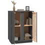 Solid gray pine wood sideboard 60x35x80 cm by vidaXL, Sideboards - Ref: Foro24-814491, Price: 90,76 €, Discount: %