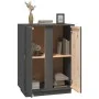 Solid gray pine wood sideboard 60x35x80 cm by vidaXL, Sideboards - Ref: Foro24-814491, Price: 89,65 €, Discount: %