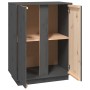 Solid gray pine wood sideboard 60x35x80 cm by vidaXL, Sideboards - Ref: Foro24-814491, Price: 90,76 €, Discount: %