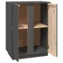 Solid gray pine wood sideboard 60x35x80 cm by vidaXL, Sideboards - Ref: Foro24-814491, Price: 89,65 €, Discount: %
