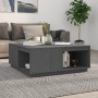 Mesa de centro madera maciza de pino gris 100x101x40,5 cm de vidaXL, Mesas de centro - Ref: Foro24-814521, Precio: 190,09 €, ...
