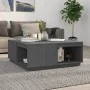 Mesa de centro madera maciza de pino gris 100x101x40,5 cm de vidaXL, Mesas de centro - Ref: Foro24-814521, Precio: 187,49 €, ...