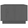 Couchtisch aus massivem grauem Kiefernholz, 80 x 50 x 35 cm von vidaXL, Couchtisch - Ref: Foro24-814441, Preis: 77,92 €, Raba...