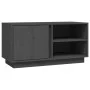 Mueble de TV madera maciza de pino gris 80x35x40,5 cm de vidaXL, Muebles TV - Ref: Foro24-814466, Precio: 62,73 €, Descuento: %