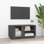 TV-Schrank aus massivem grauem Kiefernholz 80x35x40,5 cm von vidaXL, TV-Möbel - Ref: Foro24-814466, Preis: 63,44 €, Rabatt: %
