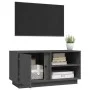 Mueble de TV madera maciza de pino gris 80x35x40,5 cm de vidaXL, Muebles TV - Ref: Foro24-814466, Precio: 62,73 €, Descuento: %