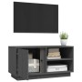 TV-Schrank aus massivem grauem Kiefernholz 80x35x40,5 cm von vidaXL, TV-Möbel - Ref: Foro24-814466, Preis: 63,44 €, Rabatt: %