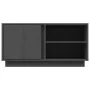 Mueble de TV madera maciza de pino gris 80x35x40,5 cm de vidaXL, Muebles TV - Ref: Foro24-814466, Precio: 62,73 €, Descuento: %