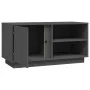 Mueble de TV madera maciza de pino gris 80x35x40,5 cm de vidaXL, Muebles TV - Ref: Foro24-814466, Precio: 62,73 €, Descuento: %