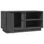 TV-Schrank aus massivem grauem Kiefernholz 80x35x40,5 cm von vidaXL, TV-Möbel - Ref: Foro24-814466, Preis: 63,44 €, Rabatt: %