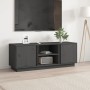 TV-Schrank aus massivem, grauem Kiefernholz, 110 x 35 x 40,5 cm von vidaXL, TV-Möbel - Ref: Foro24-814476, Preis: 66,99 €, Ra...