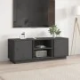 TV-Schrank aus massivem, grauem Kiefernholz, 110 x 35 x 40,5 cm von vidaXL, TV-Möbel - Ref: Foro24-814476, Preis: 66,99 €, Ra...