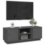 TV-Schrank aus massivem, grauem Kiefernholz, 110 x 35 x 40,5 cm von vidaXL, TV-Möbel - Ref: Foro24-814476, Preis: 66,99 €, Ra...