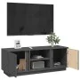 TV-Schrank aus massivem, grauem Kiefernholz, 110 x 35 x 40,5 cm von vidaXL, TV-Möbel - Ref: Foro24-814476, Preis: 66,99 €, Ra...
