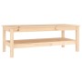 Couchtisch aus massivem Kiefernholz, 110 x 50 x 40 cm von vidaXL, Couchtisch - Ref: Foro24-814274, Preis: 94,16 €, Rabatt: %
