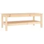 Solid pine wood coffee table 110x50x40 cm by vidaXL, Coffee table - Ref: Foro24-814274, Price: 92,76 €, Discount: %