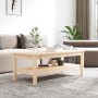 Couchtisch aus massivem Kiefernholz, 110 x 50 x 40 cm von vidaXL, Couchtisch - Ref: Foro24-814274, Preis: 94,16 €, Rabatt: %