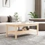 Solid pine wood coffee table 110x50x40 cm by vidaXL, Coffee table - Ref: Foro24-814274, Price: 92,76 €, Discount: %
