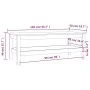 Couchtisch aus massivem Kiefernholz, 110 x 50 x 40 cm von vidaXL, Couchtisch - Ref: Foro24-814274, Preis: 92,76 €, Rabatt: %
