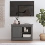 Mueble de TV de madera maciza de pino gris 70x36,5x52 cm de vidaXL, Muebles TV - Ref: Foro24-814581, Precio: 68,66 €, Descuen...