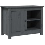 Mueble de TV de madera maciza de pino gris 70x36,5x52 cm de vidaXL, Muebles TV - Ref: Foro24-814581, Precio: 68,66 €, Descuen...