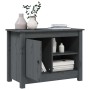 Mueble de TV de madera maciza de pino gris 70x36,5x52 cm de vidaXL, Muebles TV - Ref: Foro24-814581, Precio: 68,66 €, Descuen...