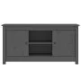 TV-Schrank aus massivem Kiefernholz, grau, 103 x 36,5 x 52 cm von vidaXL, TV-Möbel - Ref: Foro24-814586, Preis: 87,36 €, Raba...