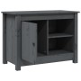 Mueble de TV de madera maciza de pino gris 70x36,5x52 cm de vidaXL, Muebles TV - Ref: Foro24-814581, Precio: 68,66 €, Descuen...