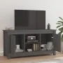 TV-Schrank aus massivem Kiefernholz, grau, 103 x 36,5 x 52 cm von vidaXL, TV-Möbel - Ref: Foro24-814586, Preis: 87,36 €, Raba...