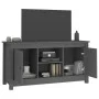 TV-Schrank aus massivem Kiefernholz, grau, 103 x 36,5 x 52 cm von vidaXL, TV-Möbel - Ref: Foro24-814586, Preis: 87,36 €, Raba...