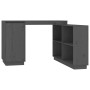 Schreibtisch aus massivem grauem Kiefernholz, 110 x 50 x 75 cm von vidaXL, Schreibtische - Ref: Foro24-814506, Preis: 208,59 ...