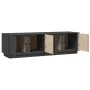 TV-Möbel aus massiver Kiefer in Grau, 140x40x40 cm. von vidaXL, TV-Möbel - Ref: Foro24-814461, Preis: 125,78 €, Rabatt: %