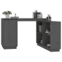 Schreibtisch aus massivem grauem Kiefernholz, 110 x 50 x 75 cm von vidaXL, Schreibtische - Ref: Foro24-814506, Preis: 205,49 ...