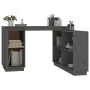 Schreibtisch aus massivem grauem Kiefernholz, 110 x 50 x 75 cm von vidaXL, Schreibtische - Ref: Foro24-814506, Preis: 205,49 ...