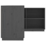 Schreibtisch aus massivem grauem Kiefernholz, 110 x 50 x 75 cm von vidaXL, Schreibtische - Ref: Foro24-814506, Preis: 208,59 ...