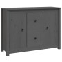 Sideboard aus massivem grauem Kiefernholz, 100 x 35 x 74 cm von vidaXL, Sideboards - Ref: Foro24-814566, Preis: 157,01 €, Rab...