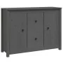 Sideboard aus massivem grauem Kiefernholz, 100 x 35 x 74 cm von vidaXL, Sideboards - Ref: Foro24-814566, Preis: 155,06 €, Rab...