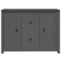 Sideboard aus massivem grauem Kiefernholz, 100 x 35 x 74 cm von vidaXL, Sideboards - Ref: Foro24-814566, Preis: 155,06 €, Rab...