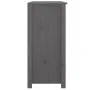 Solid gray pine wood sideboard 100x35x74 cm by vidaXL, Sideboards - Ref: Foro24-814566, Price: 155,06 €, Discount: %