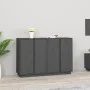 Sideboard aus massivem grauem Kiefernholz, 120 x 35 x 80 cm von vidaXL, Sideboards - Ref: Foro24-814496, Preis: 151,09 €, Rab...
