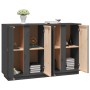 Solid gray pine wood sideboard 120x35x80 cm by vidaXL, Sideboards - Ref: Foro24-814496, Price: 152,64 €, Discount: %