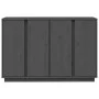 Sideboard aus massivem grauem Kiefernholz, 120 x 35 x 80 cm von vidaXL, Sideboards - Ref: Foro24-814496, Preis: 151,09 €, Rab...